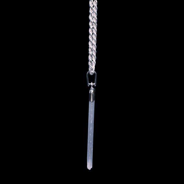 Petite Selenite Wand on Sterling Silver Rope