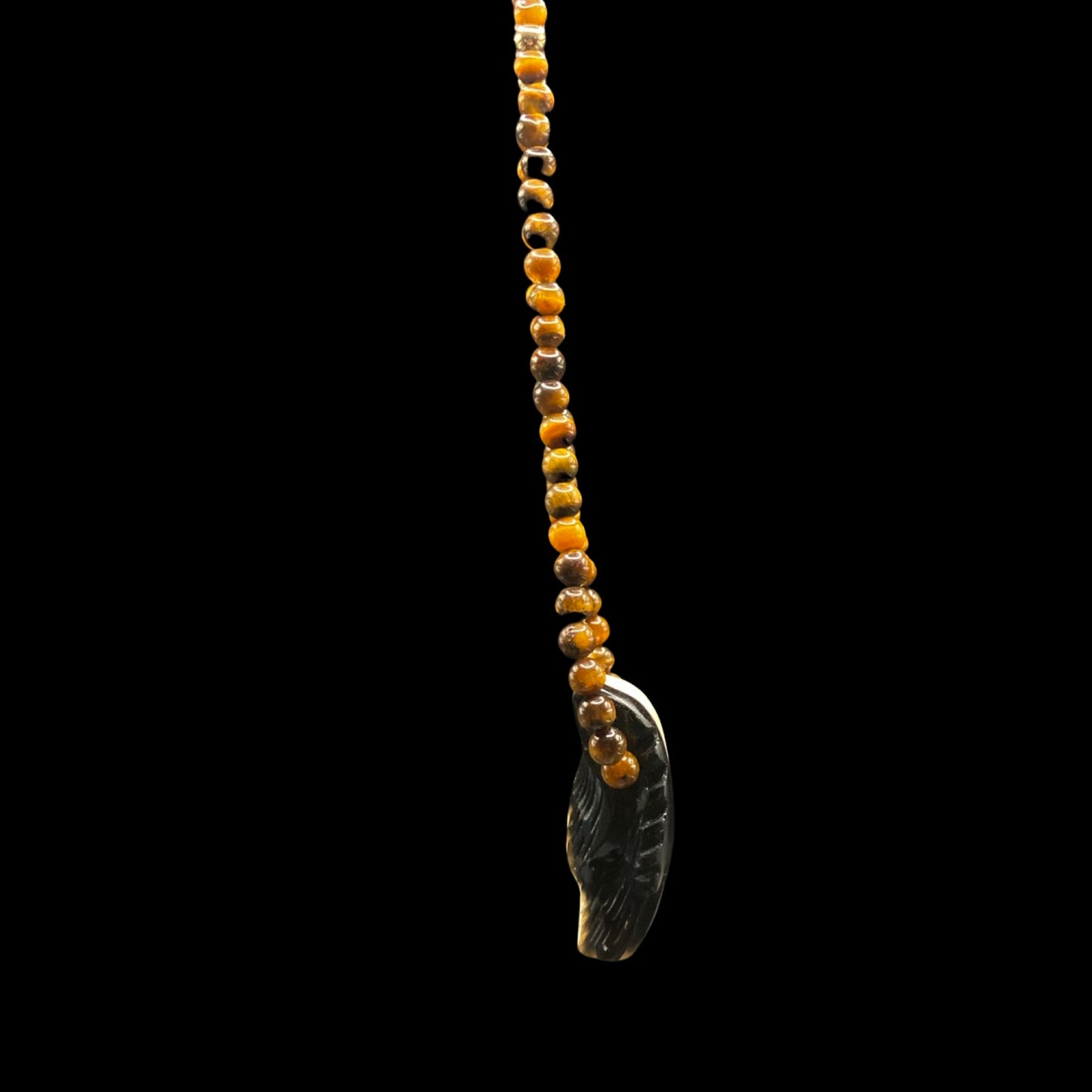 HARVESTMOON22 X HOWLITE + BLACK OBSIDIAN ON YELLOW TIGER EYE