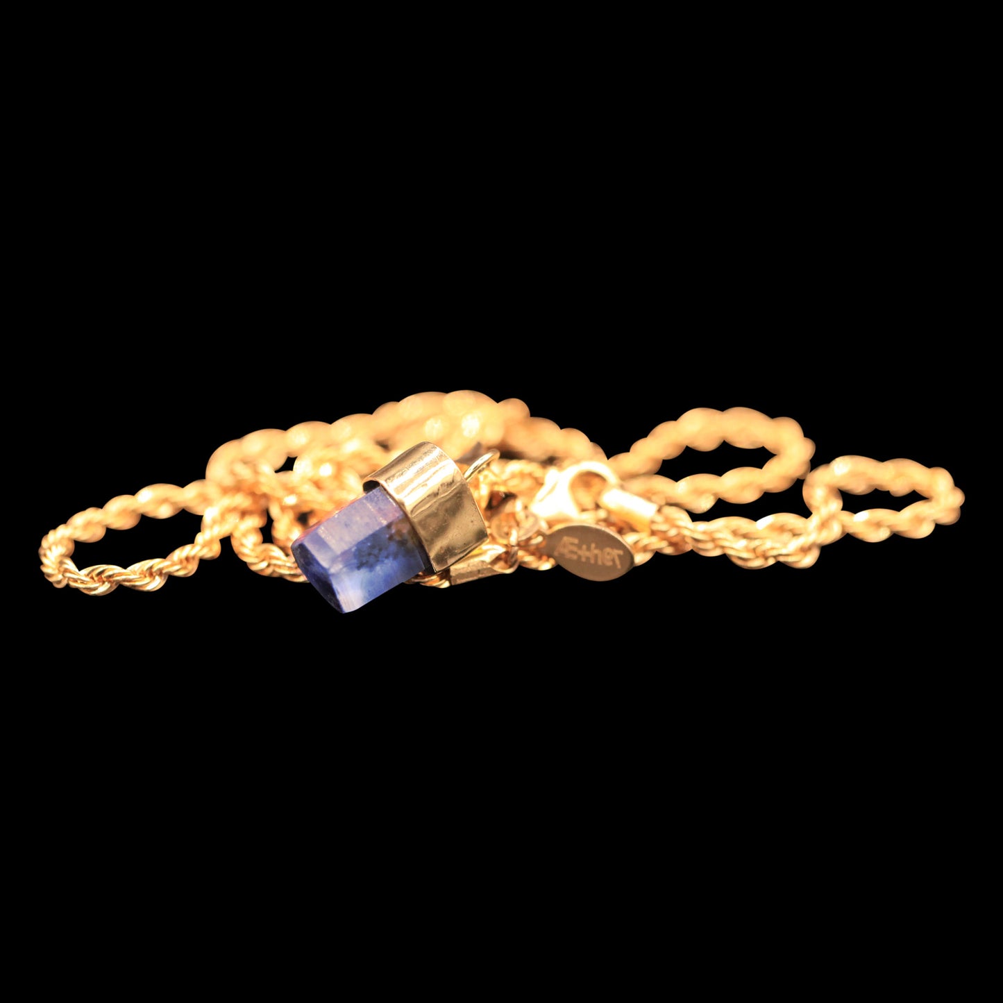 8.8 CARAT NATURAL UNTREATED CEYLON BLUE SAPPHIRE GEM ON ROPE