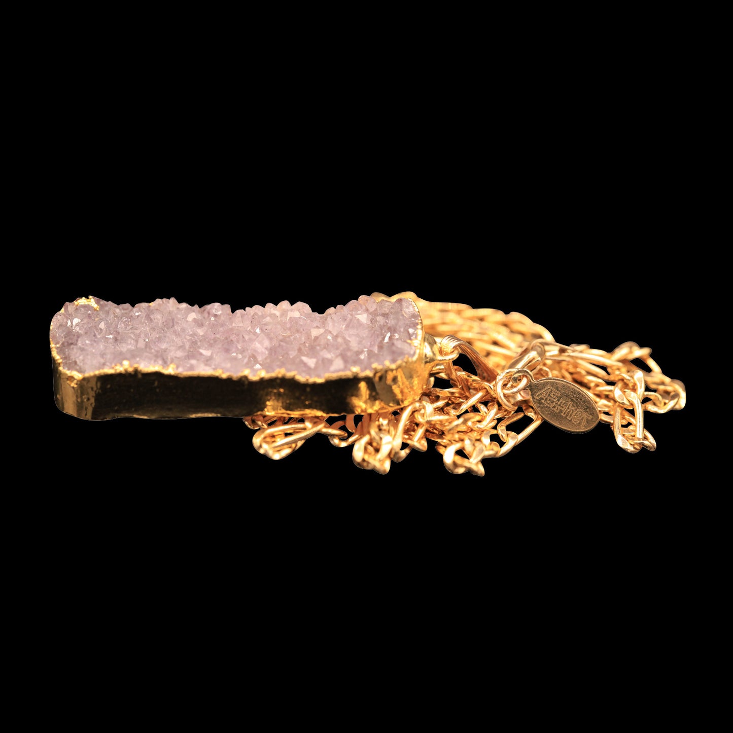 Lavendar Agate Druzy on Figaro