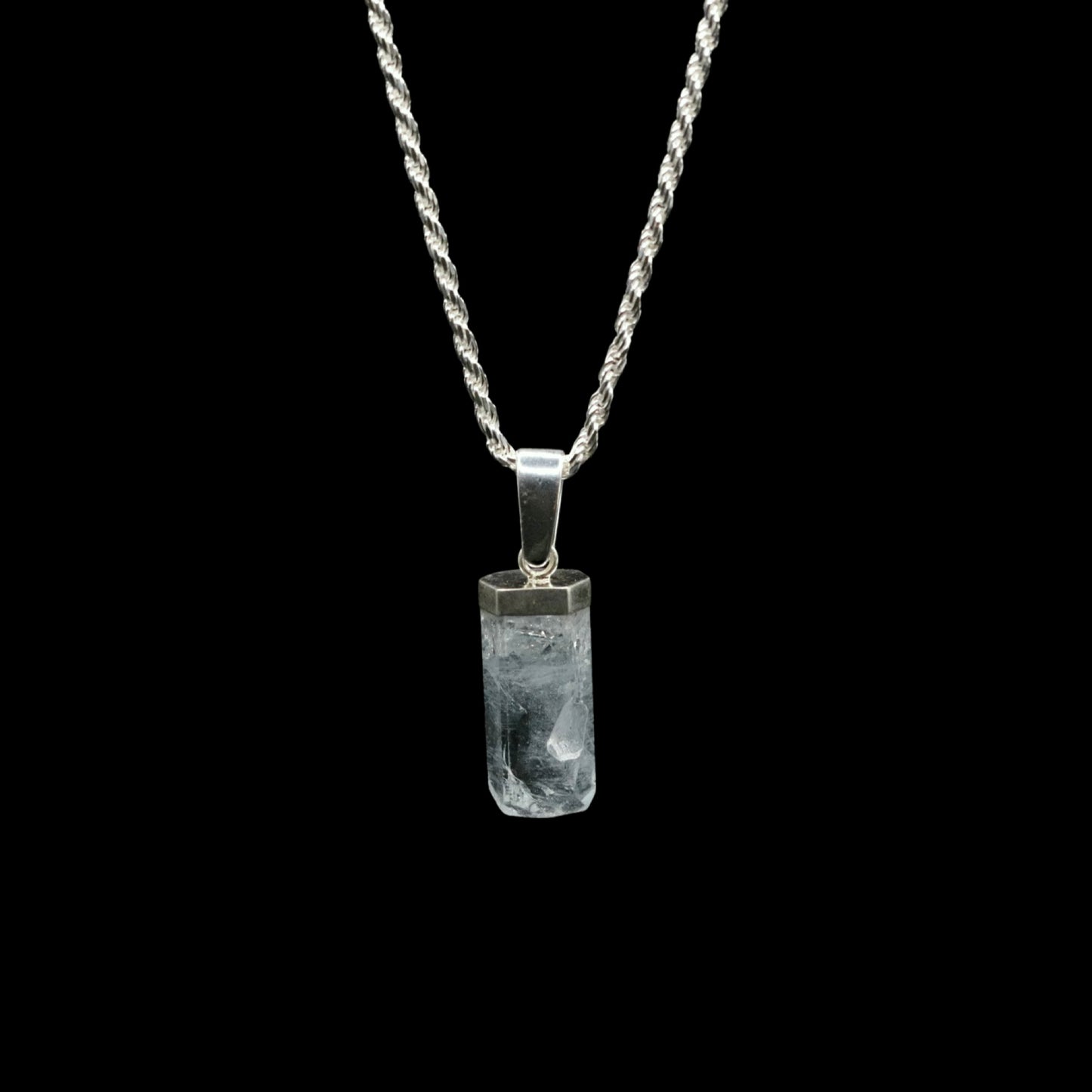 Natural Aquamarine on Rope