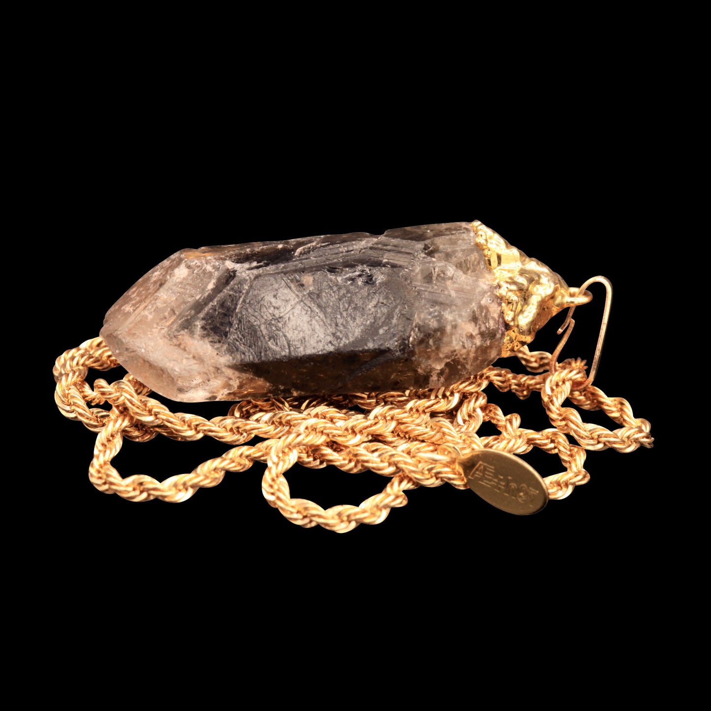 Smoky Quartz Point on Rope
