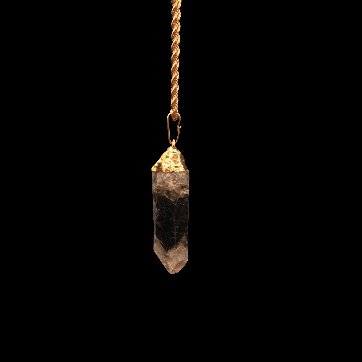 Smoky Quartz Point on Rope