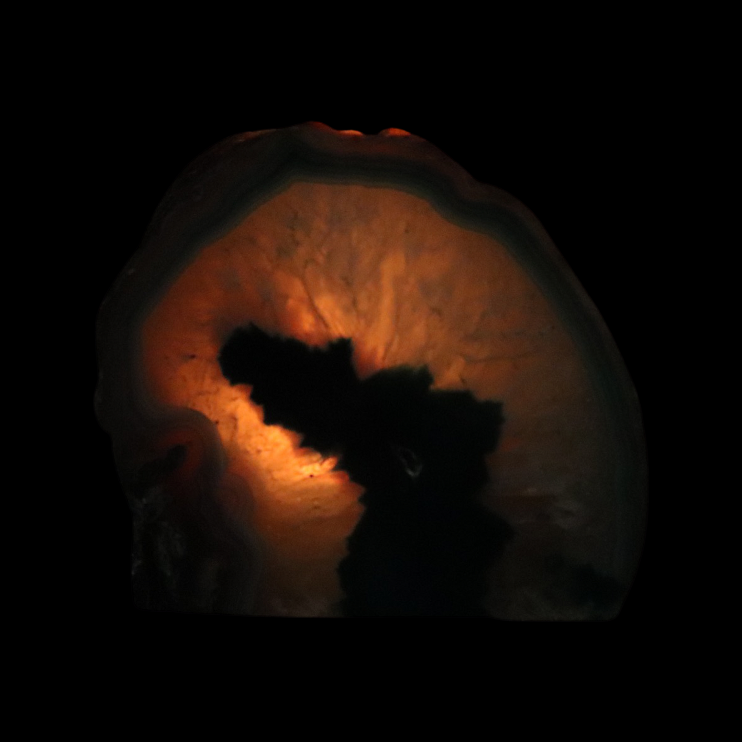 Green Agate Candle Holder