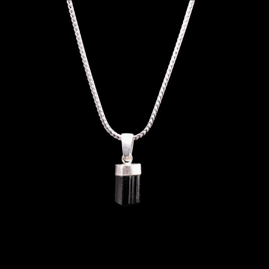 Raw Petite Black Tourmaline on Franco