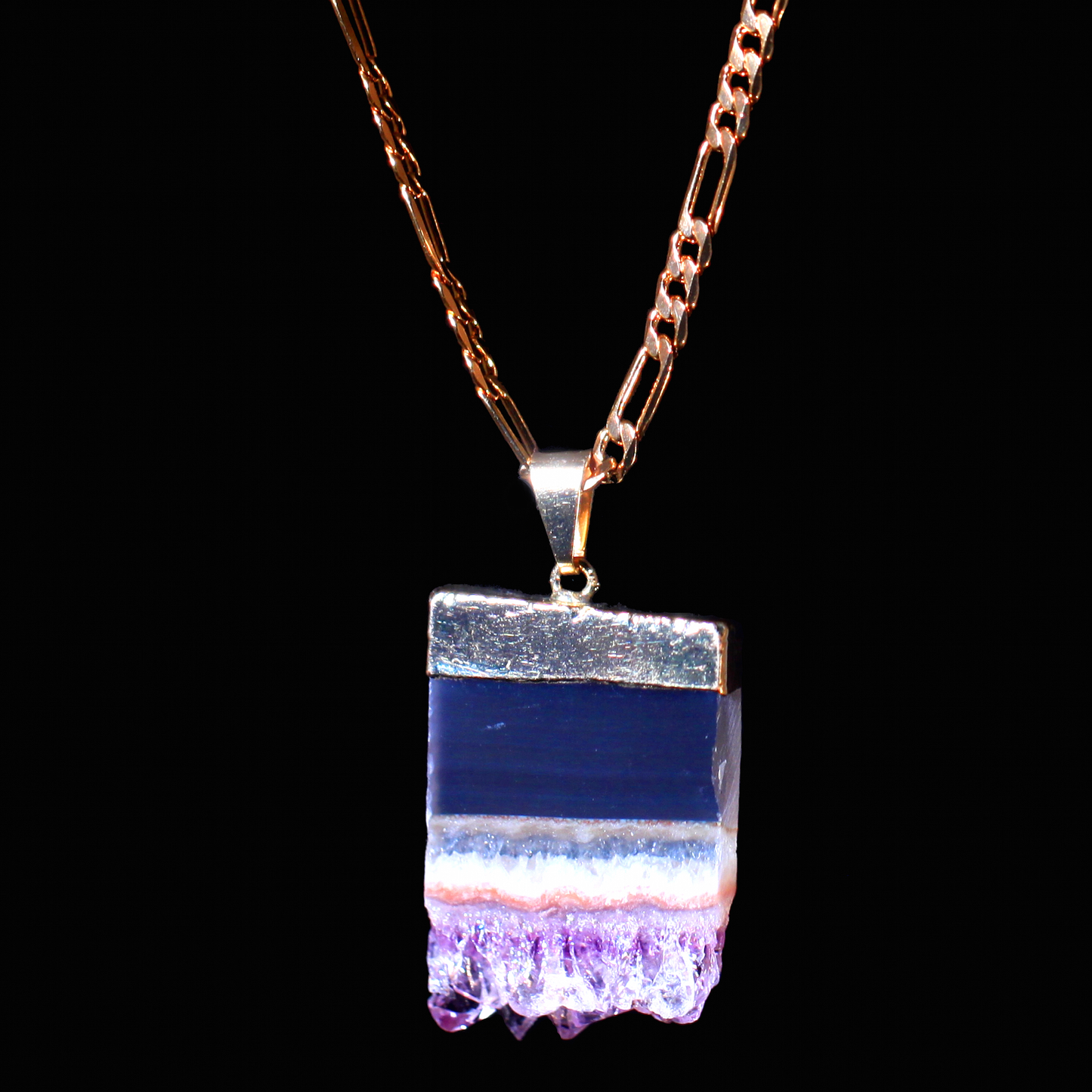 Raw Amethyst Slice on Figaro