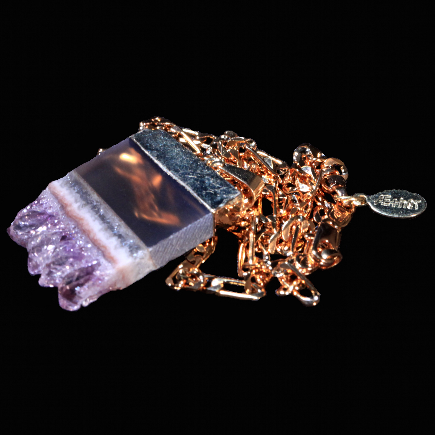 Raw Amethyst Slice on Figaro