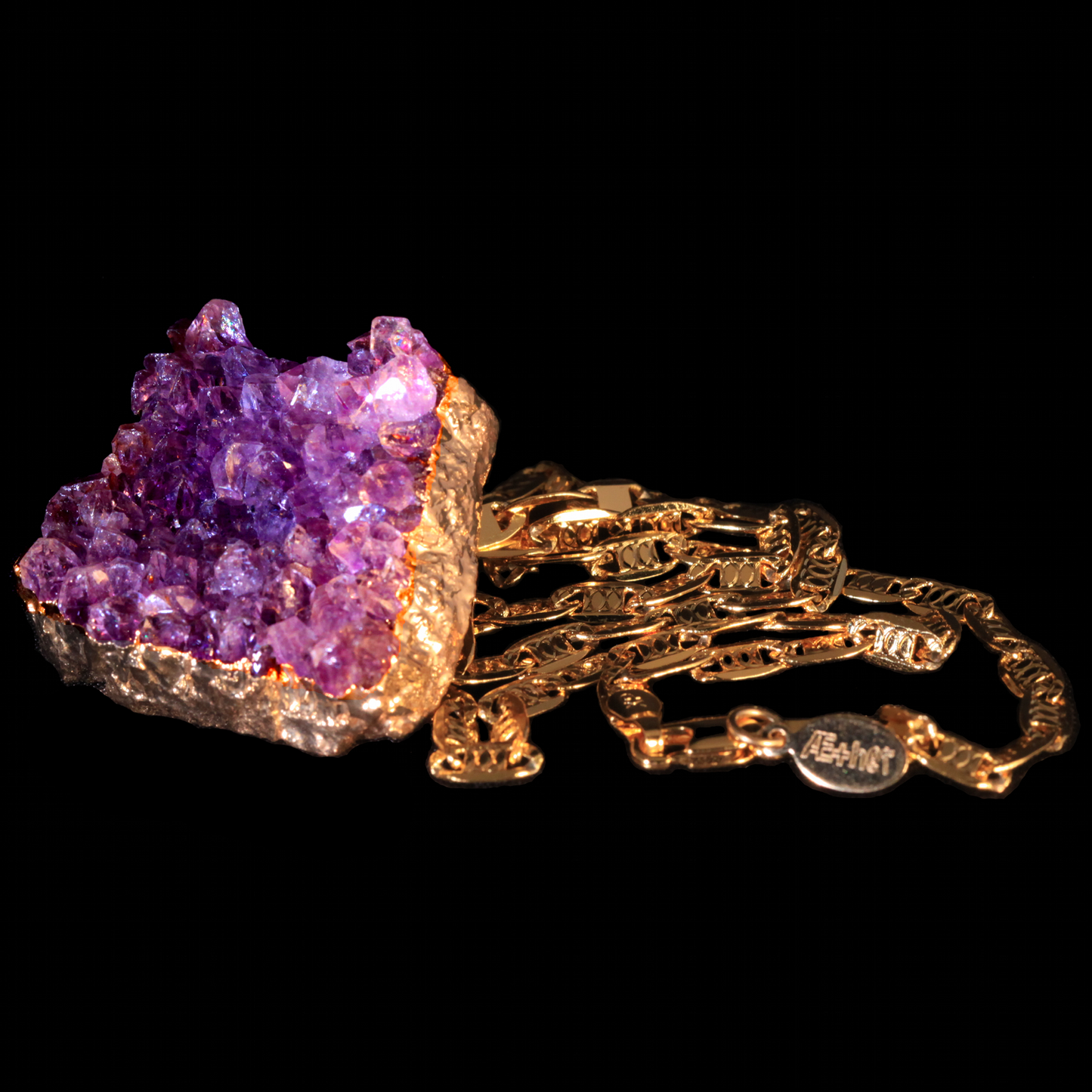 Amethyst Druzy on Valentino