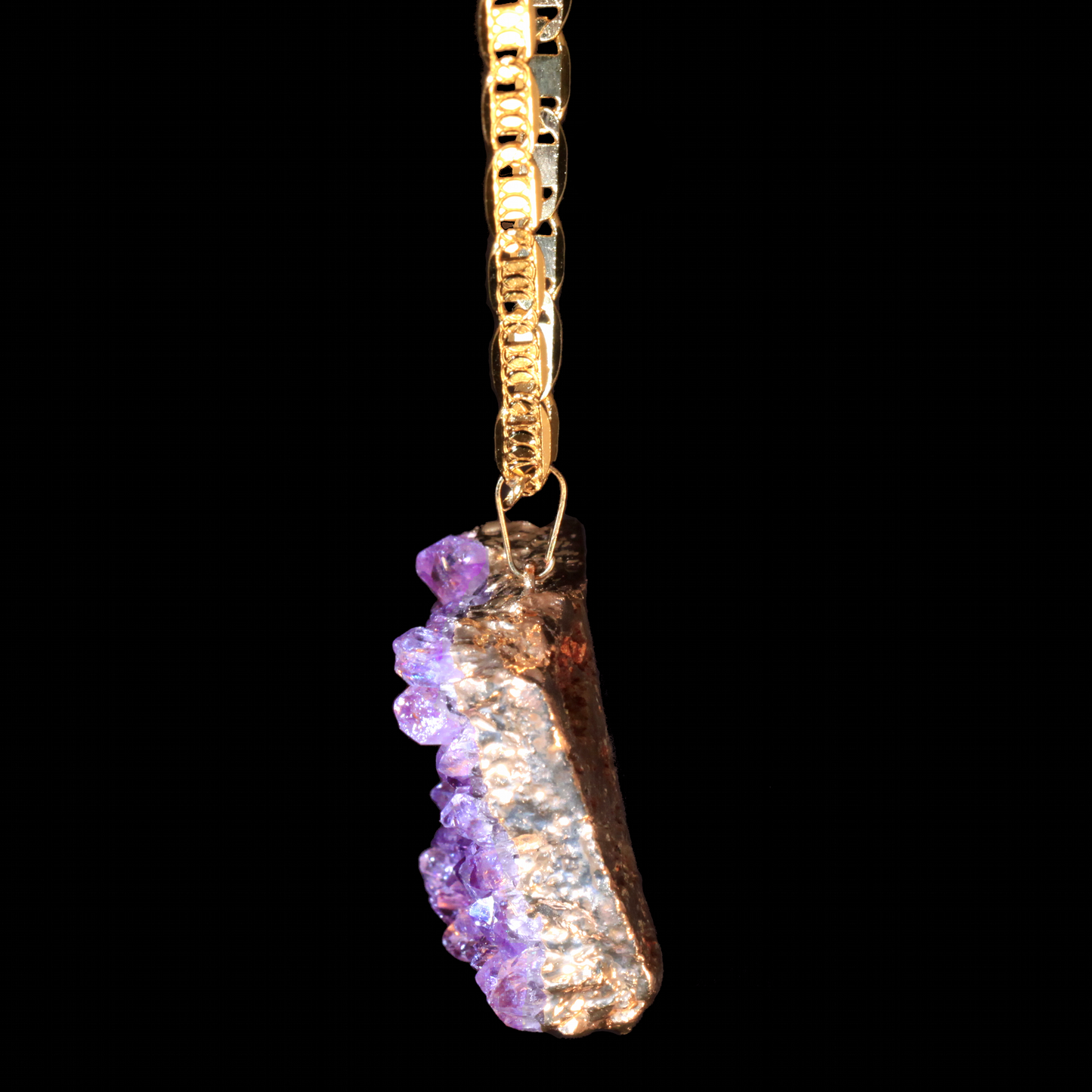 Amethyst Druzy on Valentino