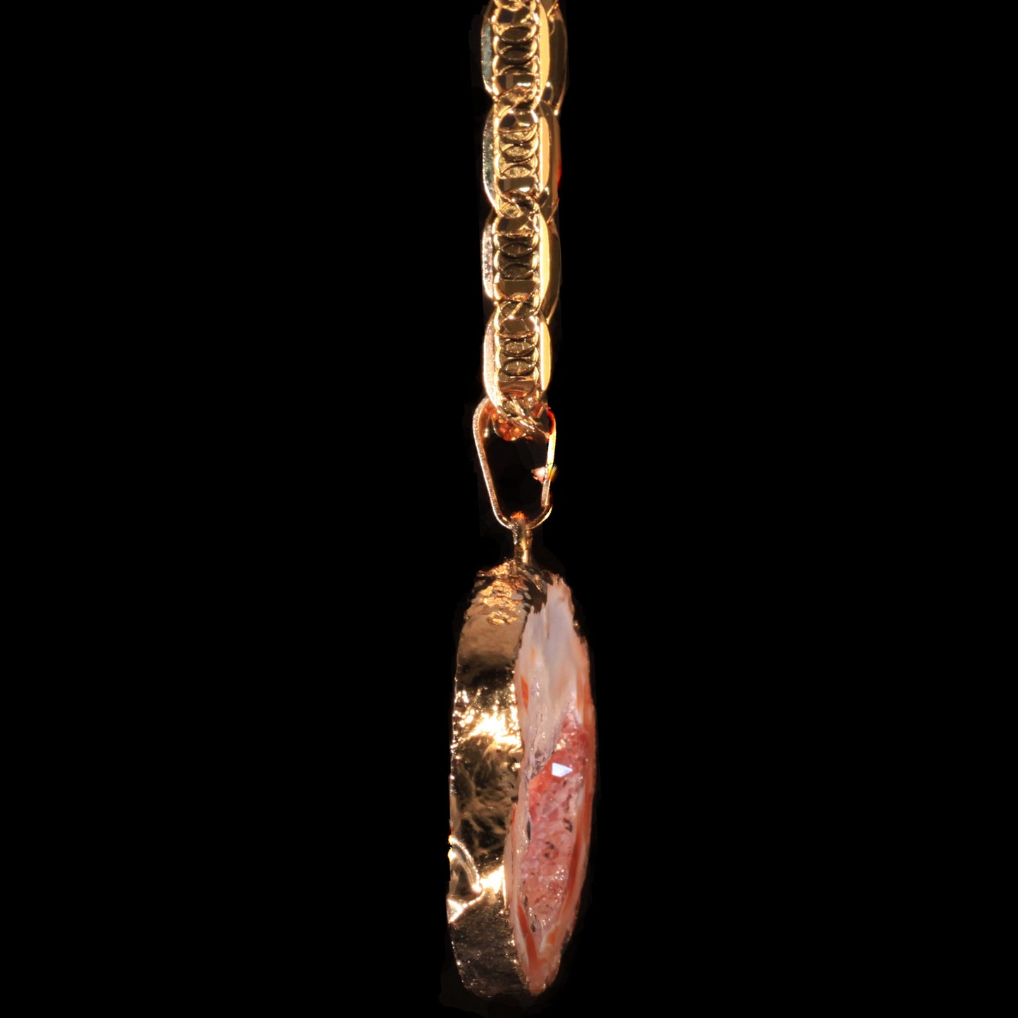 "Eye of the Tiger" Oco Geode Slice on Valentino