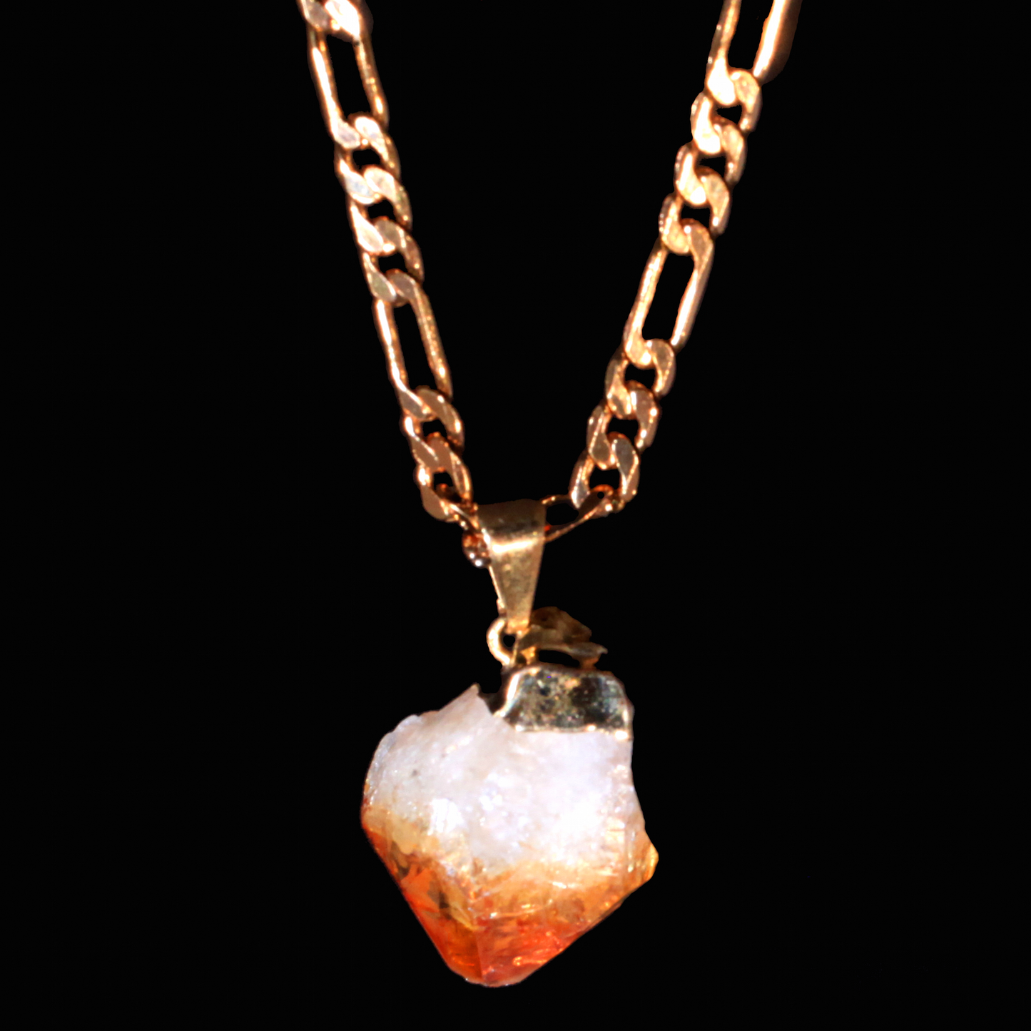 Raw Citrine Point on Figaro