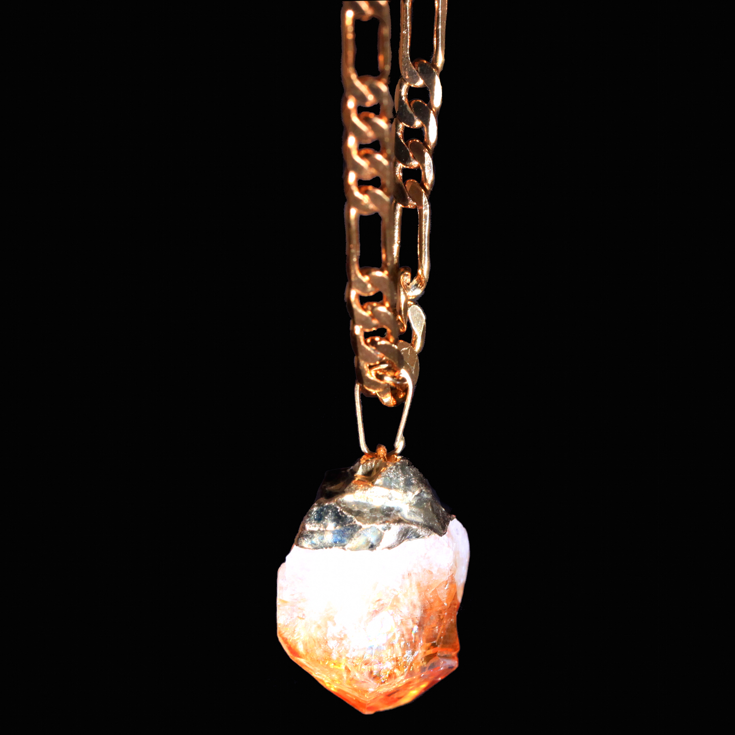 Raw Citrine Point on Figaro