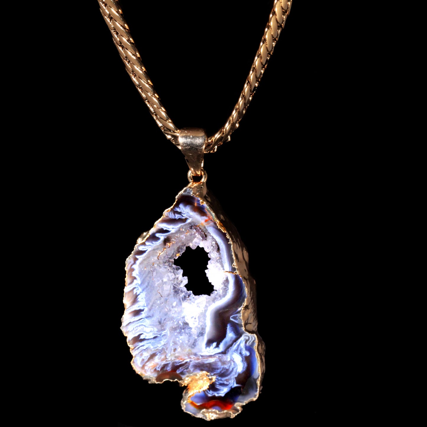 Oco Geode Slice on Herringbone