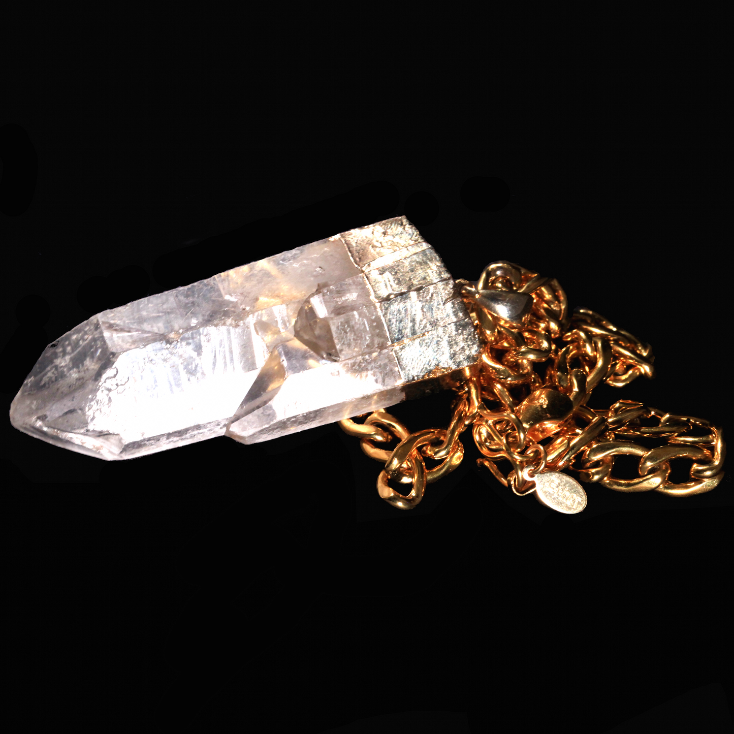 Clear Colossal Quartz Point on Cuban