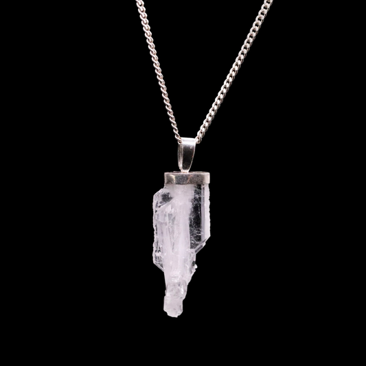 Raw Clear Quartz Cluster on Curb