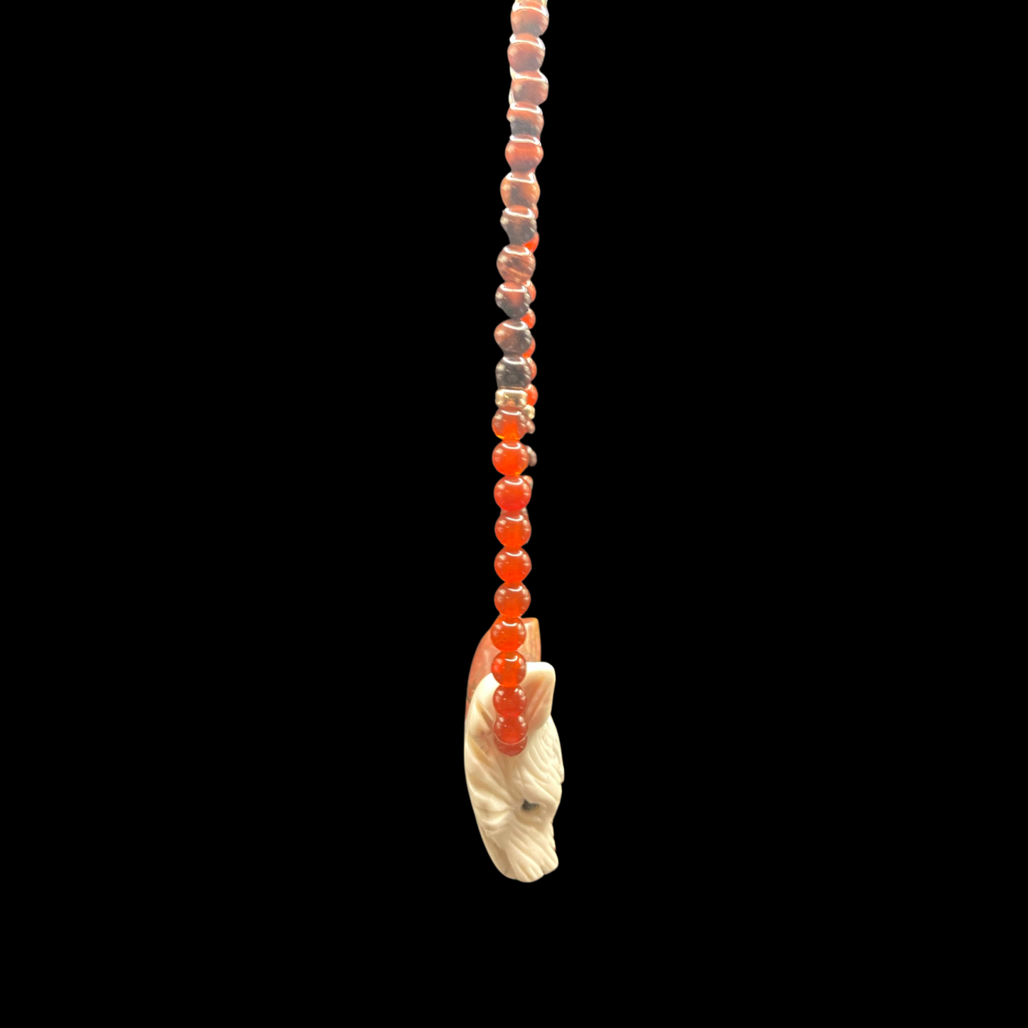 STRAWBERRYMOON22 X HOWLITE + PICASSO JASPER ON RED AGATE + RED TIGER EYE + HOWLITE