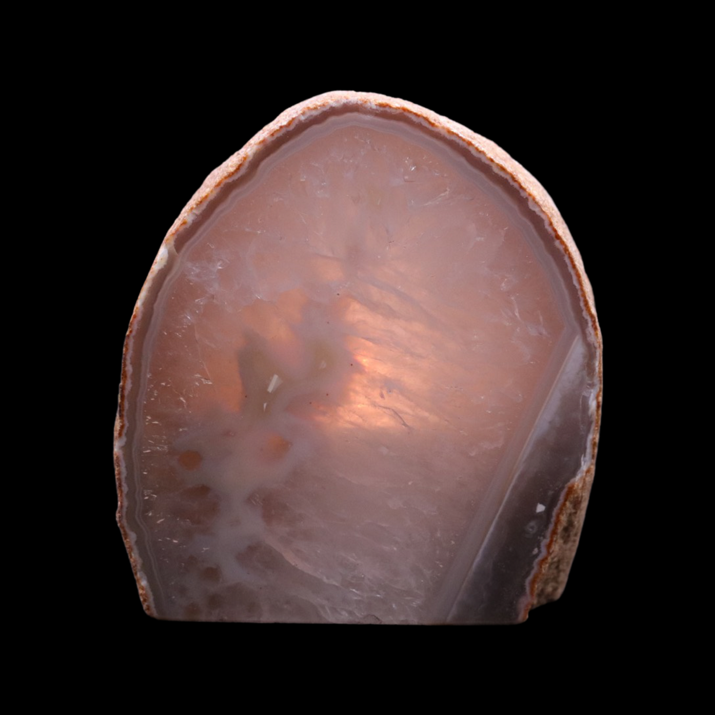 Natural Agate Candle Holder