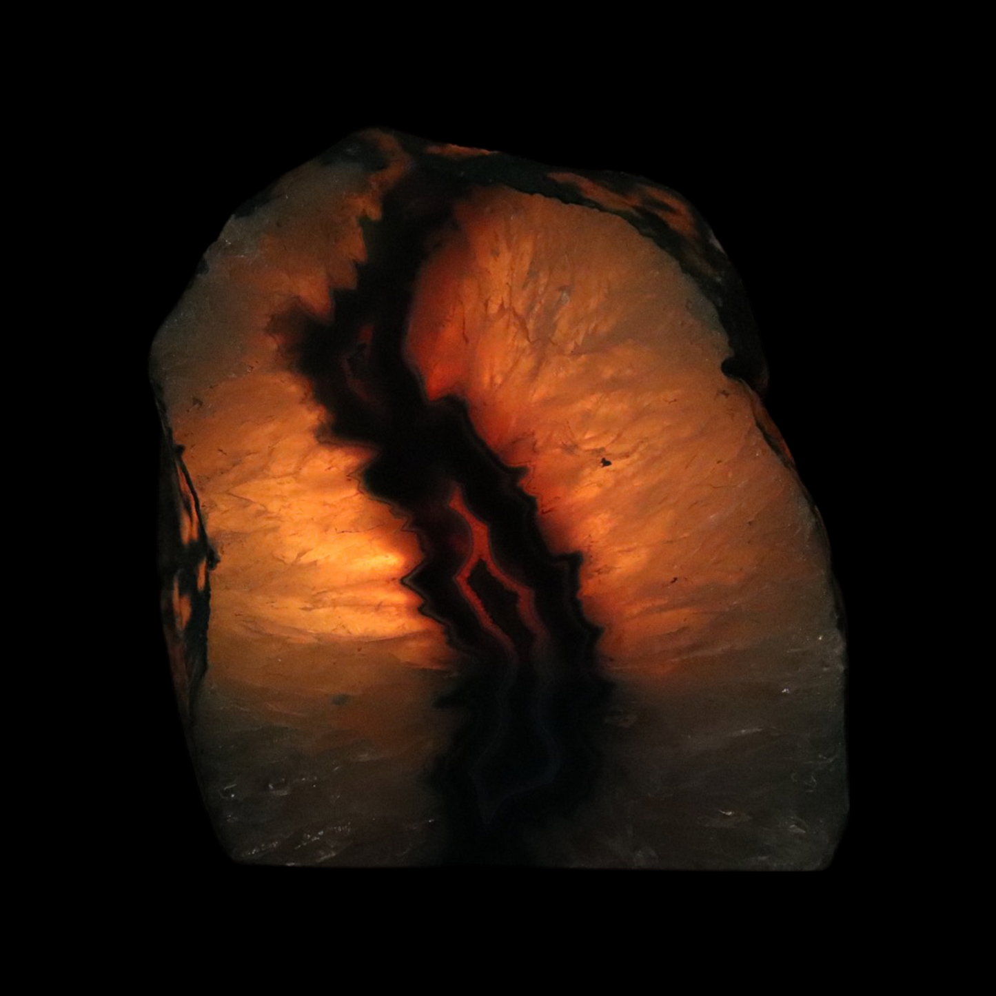 Green Agate Candle Holder