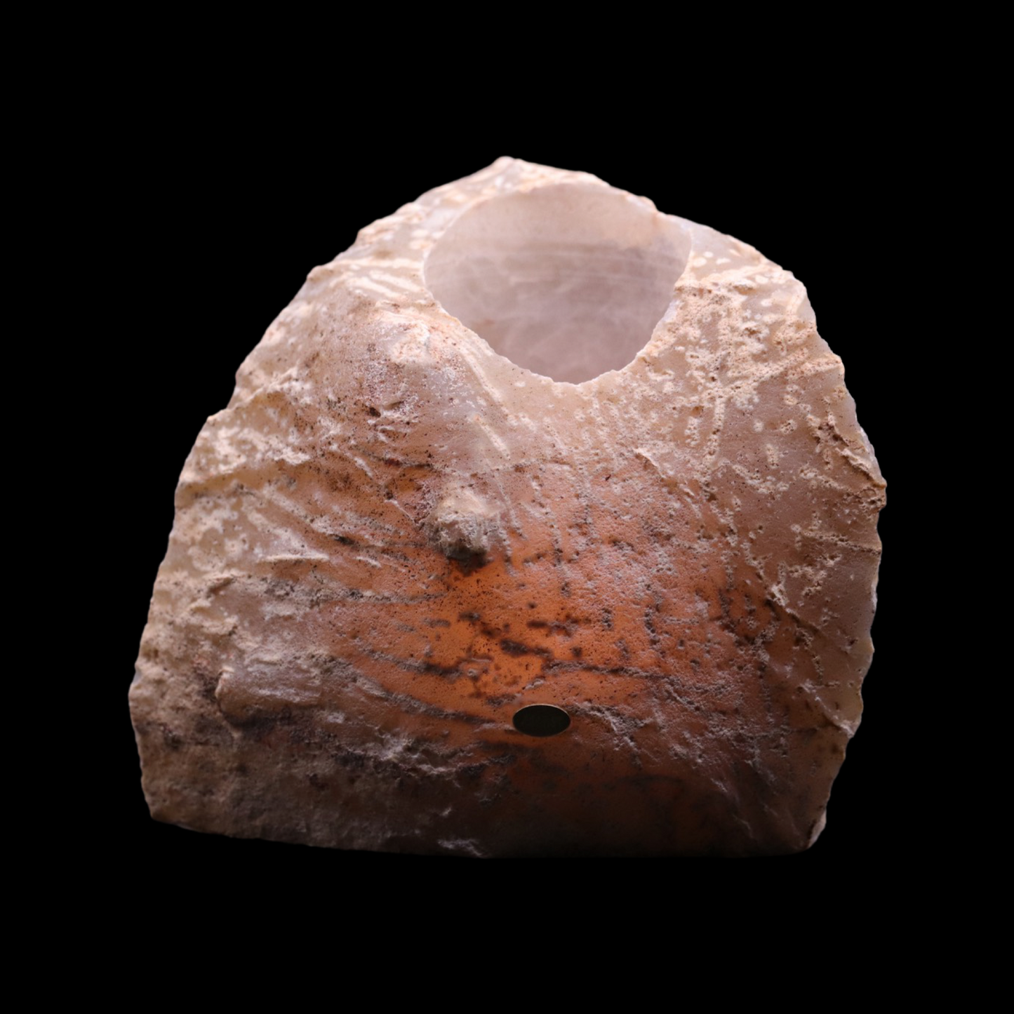 Natural Agate Candle Holder