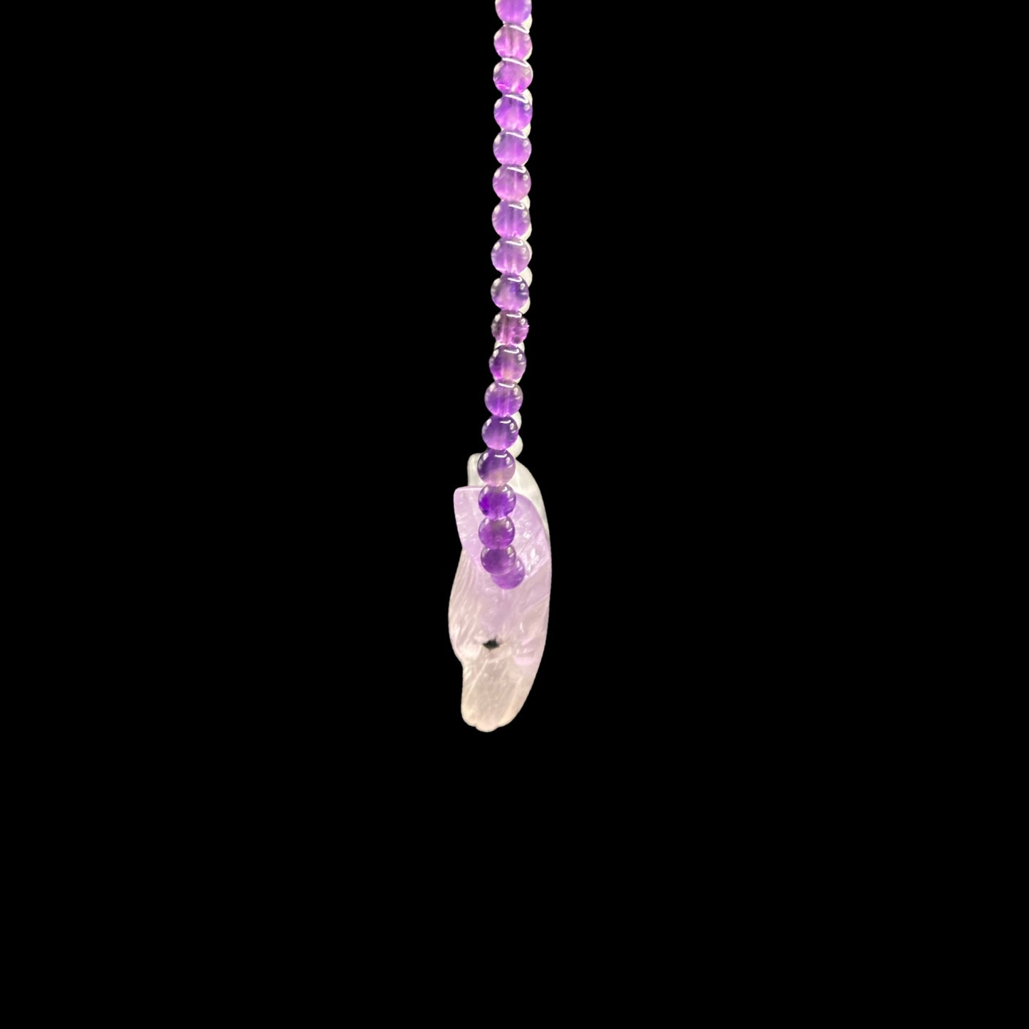 BUCKMOON22 X CLEAR QUARTZ + AMETHYST ON MOONSTONE + AMETHYST