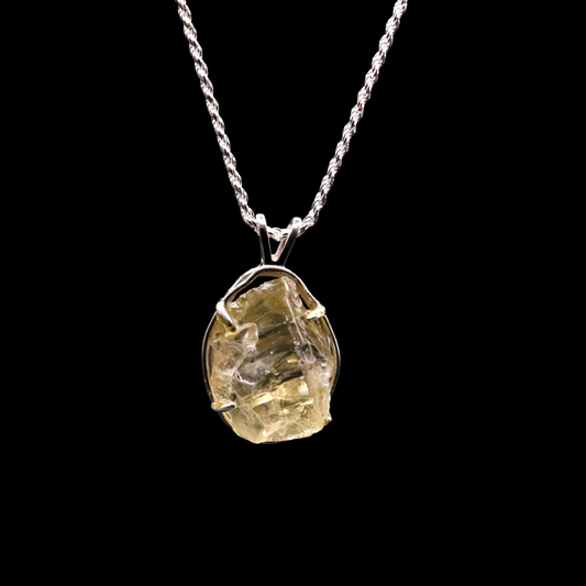 Natural Citrine on Rope
