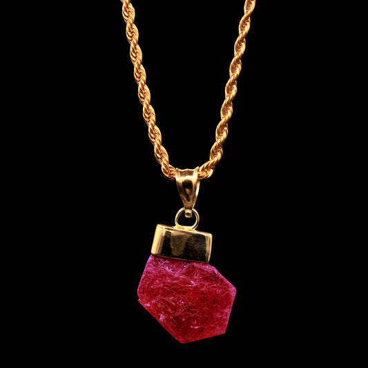 10.11 CARAT NATURAL UNTREATED TANZANIAN RUBY GEM ON ROPE