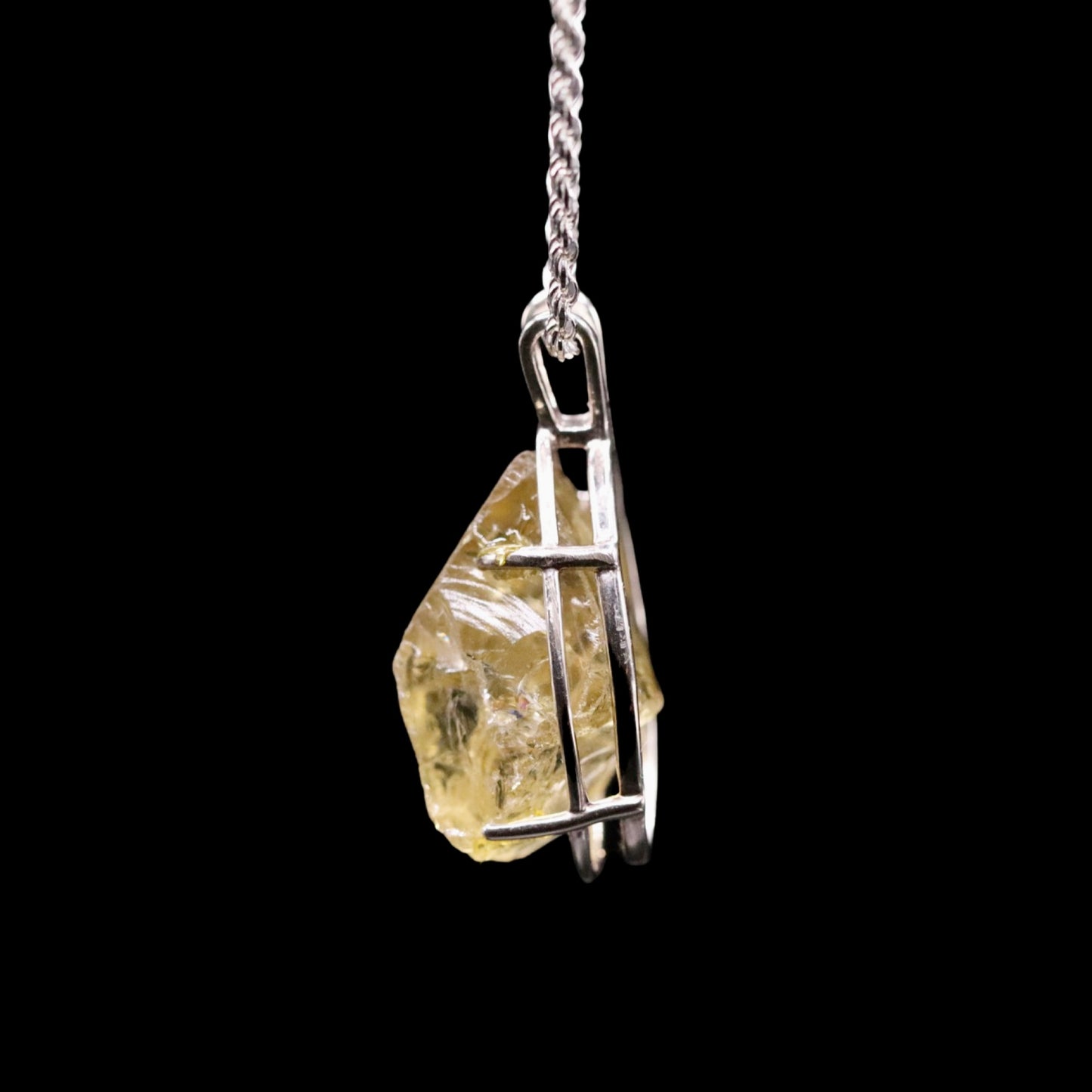 Natural Citrine on Rope