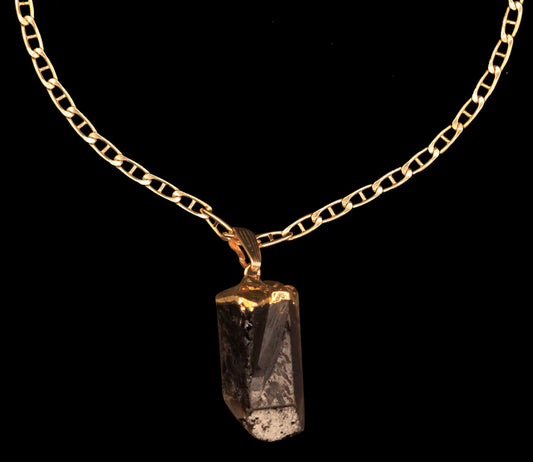 Smoky Quartz Point on Mariner Choker