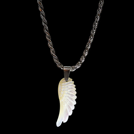 MOTHER OF PEARL ANGEL WING